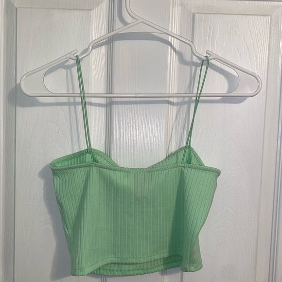 FOREVER 21 Lime Green Crop Top - Picture 3 of 5